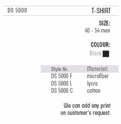 DS5000 T-Shirt, Microfiber -Grishko Dance Wear Store 0100000000000306 2 DS5000 1 png 637068325330000000