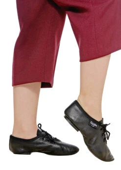 03063L Kid's Low Jazz Shoes, Leather