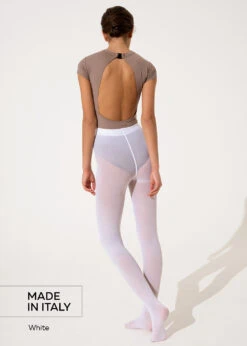 0050 Footed Microfiber Tights -Grishko Dance Wear Store 0100000000000704 5 0050 21 White jpg 637540008760000000