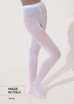 0050 Footed Microfiber Tights -Grishko Dance Wear Store 0100000000000704 6 0050 22 White jpg 637540008770000000
