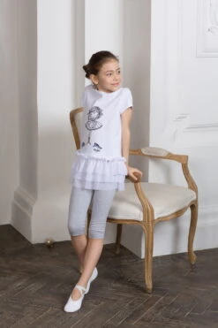 DAD-1723 Mesh Ruffled T-shirt -Grishko Dance Wear Store 0100000000000918 5 030 MK 13110 jpg 637916706810000000