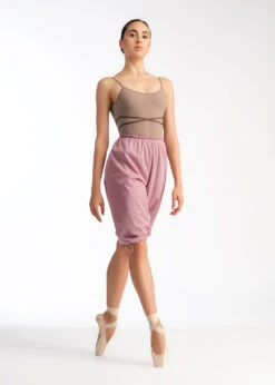 0406PT BLOSSOM, Lady’s Warm-up Shorts -Grishko Dance Wear Store 0100000000001601 2 BLOSSOM 1 Dusty20Pink 1 jpg 637719600550000000