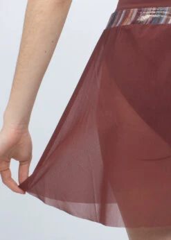 DA1908 Mesh Skirt, Bolshoi Stars. The Dream -Grishko Dance Wear Store 0100000000001659 3 DA1908 Terracota 2 jpg 637995293430000000