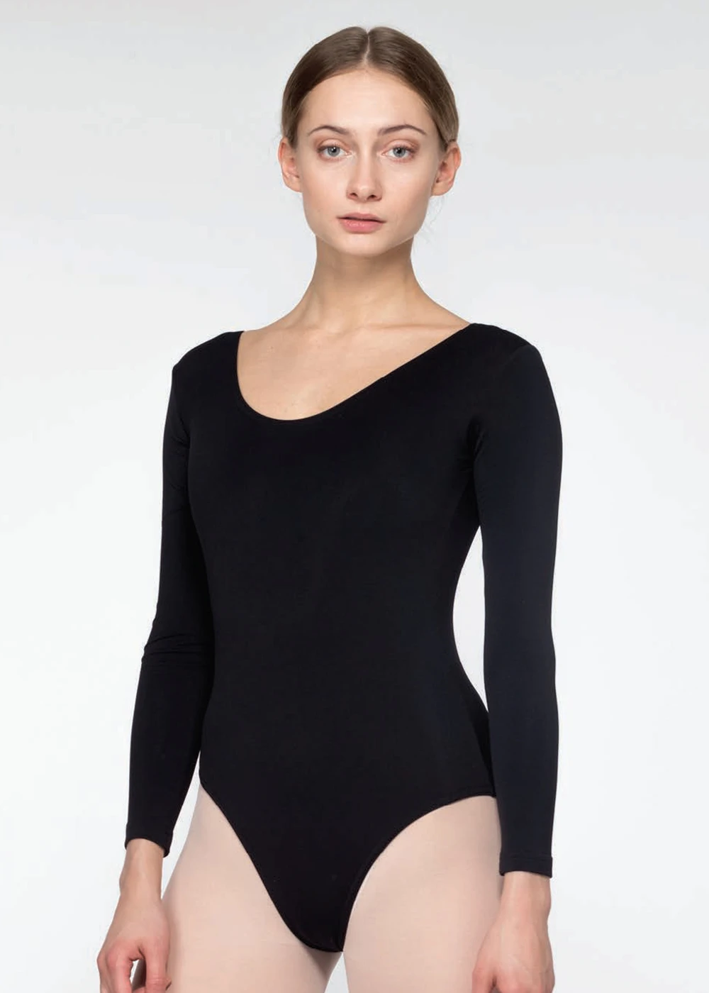 DA03C Leotard Long Sleeve, Cotton 3 DA03C Leotard Long Sleeve, Cotton