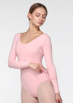 DA03CP Leotard Long Sleeve, Cotton, With Lining