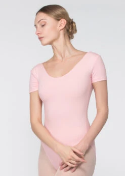 DA04CP Leotard Short Sleeve, With Lining, Cotton