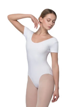 DA04MP Leotard Short Sleeve, Lining, Microfiber -Grishko Dance Wear Store 0100000000002128 4 DA04 4 jpg 637964079310000000