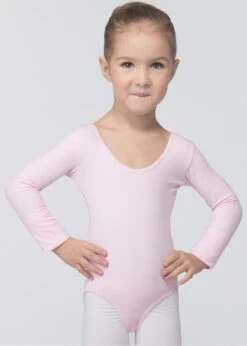 DAD03C Long Sleeve Leotard, Cotton -Grishko Dance Wear Store 0100000000002203 2 DLD03C 20i20DLD03M jpg 637964075950000000