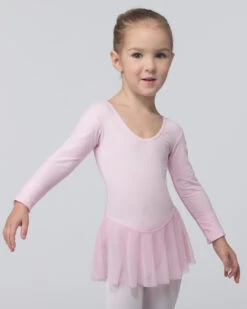 DAD03MJU Long Sleeve Leotard With Skirt,microfiber -Grishko Dance Wear Store 0100000000002207 4 DLD03MJU 2 jpg 637408528760000000