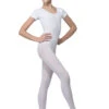 DAD04C Leotard Short Sleeve, Cotton, Light Blue -Grishko Dance Wear Store 0100000000002217 1 dad04 jpg 637964081120000000