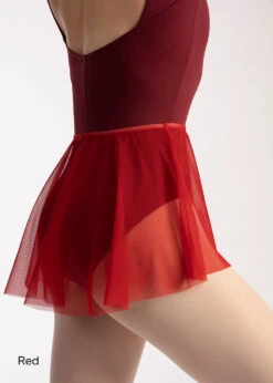 DA2005 ECHO, Mesh Skirt -Grishko Dance Wear Store 0100000000002835 14 1520Echo red jpg 638611265830000000