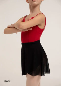 DAD2006 LITTLE EDEN, Mesh Skirt With Ties -Grishko Dance Wear Store 0100000000002850 2 220Little20Eden Black jpg 638611342740000000