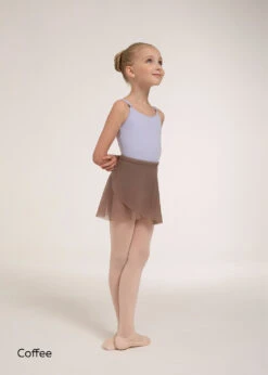 DAD2006 LITTLE EDEN, Mesh Skirt With Ties -Grishko Dance Wear Store 0100000000002850 4 620Little20Eden coffee jpg 638611342750000000