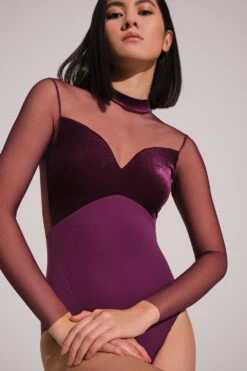 DAD2027MP LITTLE GLENDA, Long Sleeve Leotard