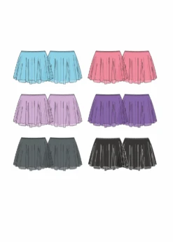 DAD3046 LITTLE PERRY, Mesh Skirt -Grishko Dance Wear Store 0100000000003405 9 3046 png 637872671240000000