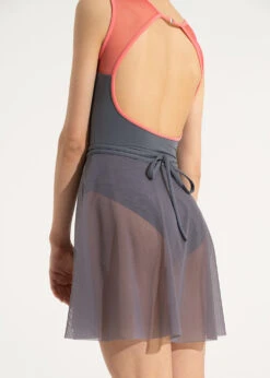 DAD3047 LITTLE PIA, Mesh Skirt With Ties