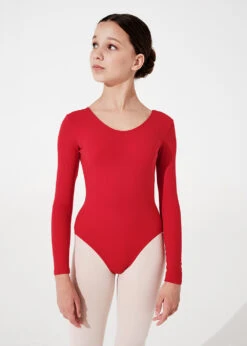 DPD03MP LITTLE ALINA, Long Sleeve Leotard 30 DPD03MP LITTLE ALINA, Long Sleeve Leotard -Grishko Dance Wear Store 0100000000003697 13 ALINA Red Kids 0 jpg 637956423520000000