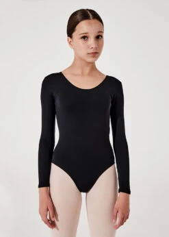 DPD03MP LITTLE ALINA, Long Sleeve Leotard 20 DPD03MP LITTLE ALINA, Long Sleeve Leotard -Grishko Dance Wear Store 0100000000003697 3 ALINA Black Kids 0 jpg 637956423460000000