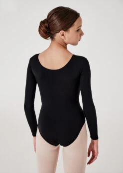 DPD03MP LITTLE ALINA, Long Sleeve Leotard 21 DPD03MP LITTLE ALINA, Long Sleeve Leotard -Grishko Dance Wear Store 0100000000003697 4 ALINA Black Kids 1 jpg 637956423460000000
