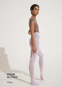 0050/0 Convertible Microfiber Tights -Grishko Dance Wear Store 0100000000003856 4 0050 0 20 White jpg 638416075650000000